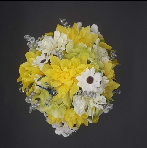 Green Mug Floral Arrangement - Picture 2 of 15